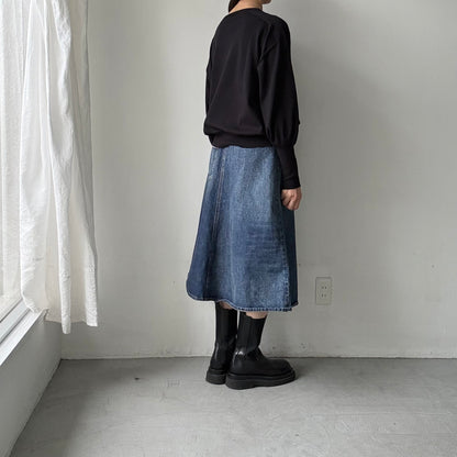 🔴再生産11日入荷分予約受付中🔴as it is   バルーンスリーブニット