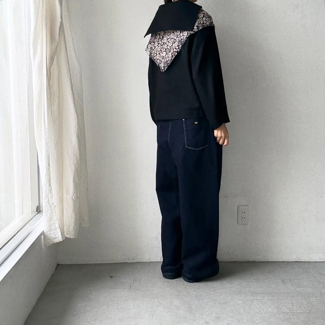 cion  ウール混セーラープルオーバー