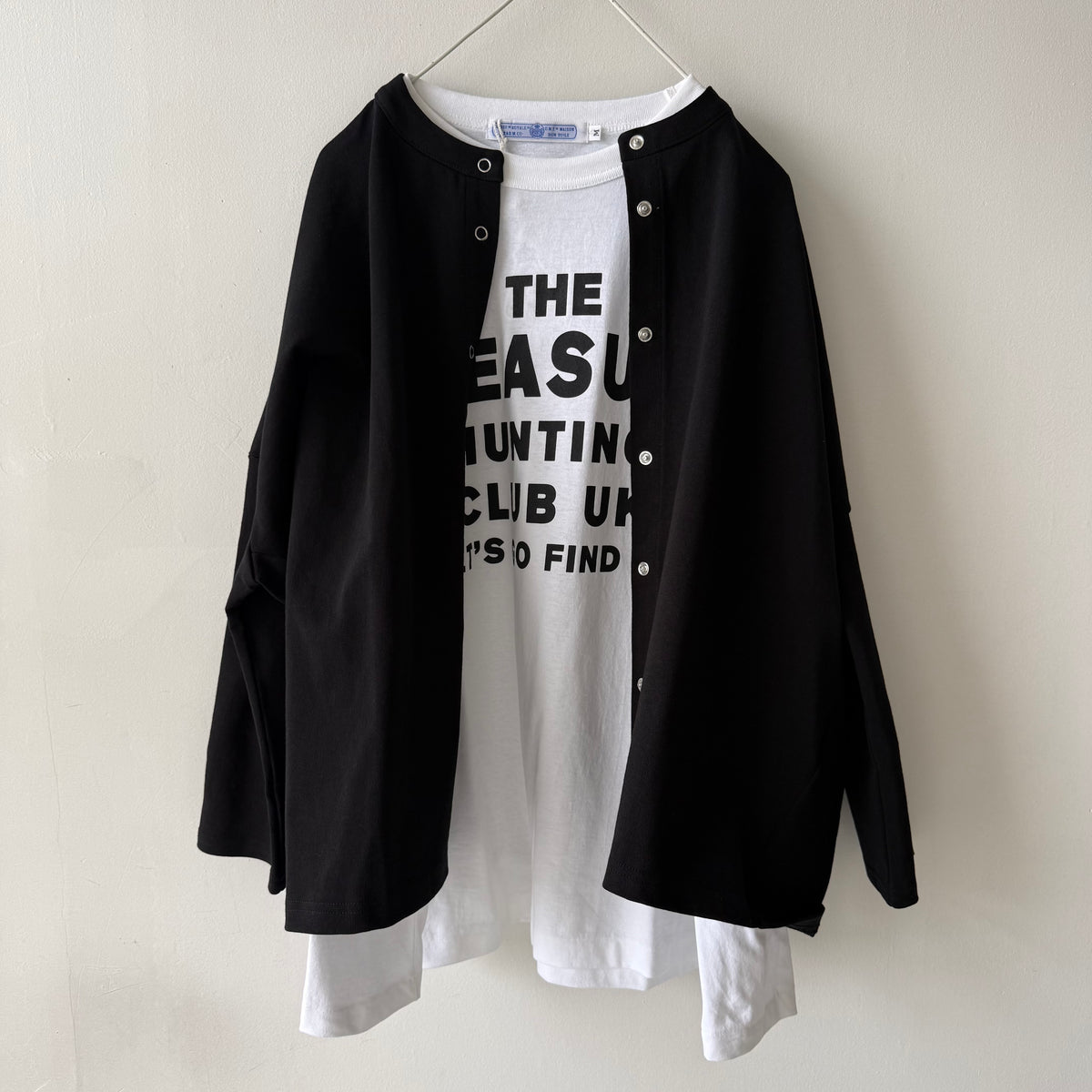 R&D.M.Co トレジャーハンティング長袖Tシャツ　ホワイト