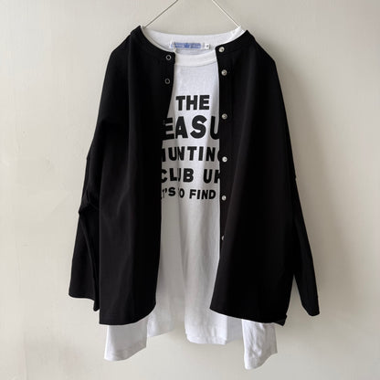 R&D.M.Co トレジャーハンティング長袖Tシャツ　ホワイト