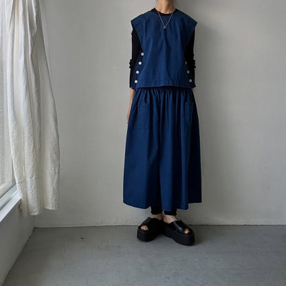 R&D.M.Co  ライトオンスデニムサロンエプロン