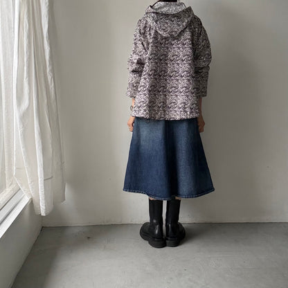 R&D.M.Co  コットンワイルドベリーフーディブルゾン