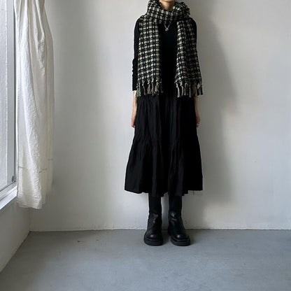 kijinokanosei  hisuiフリンジマフラー