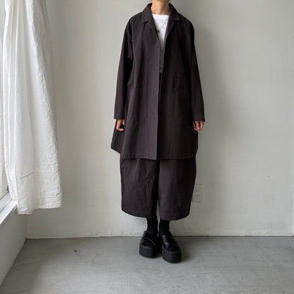 atelier d'antan Godardコットンコート　ダークグレー
