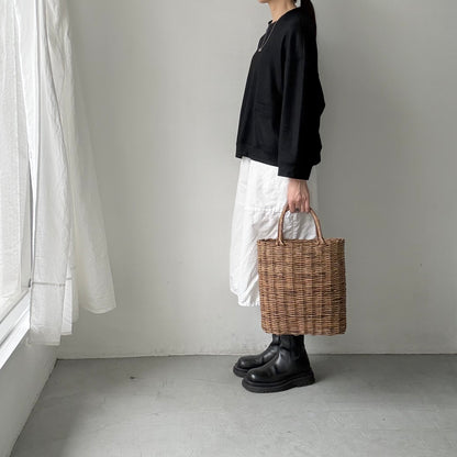 R&D.M.Co  ミドルスムースポケットプルオーバー