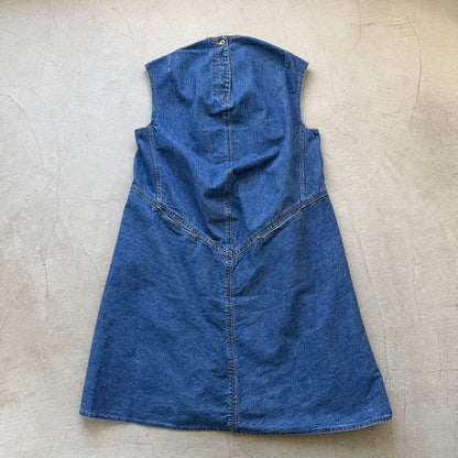 R&D.M.Co デニムハンチドバックドレス(ヴィンテージライク)