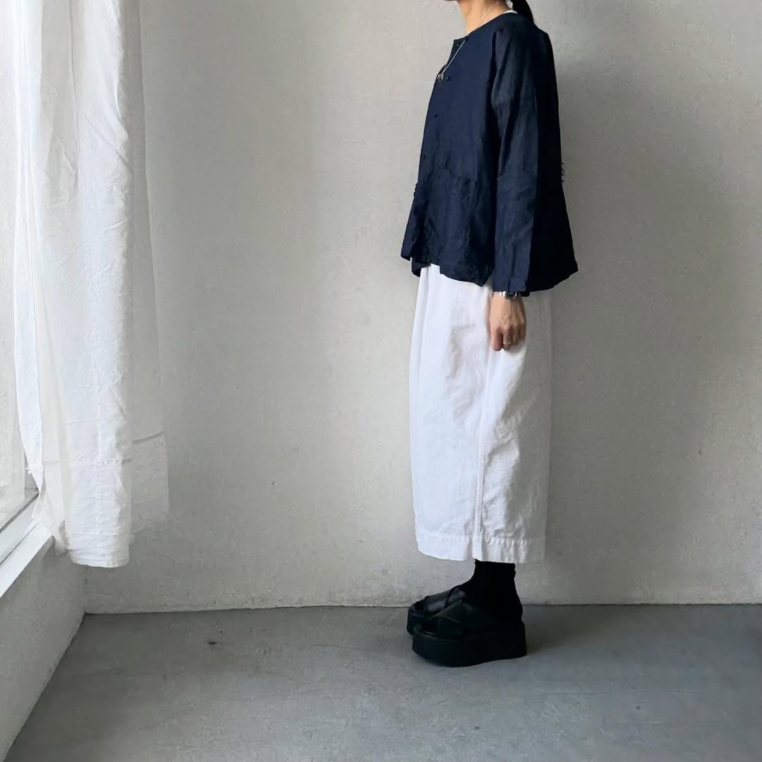 jujudhau デッドストックデニムダブルボタンシャツ