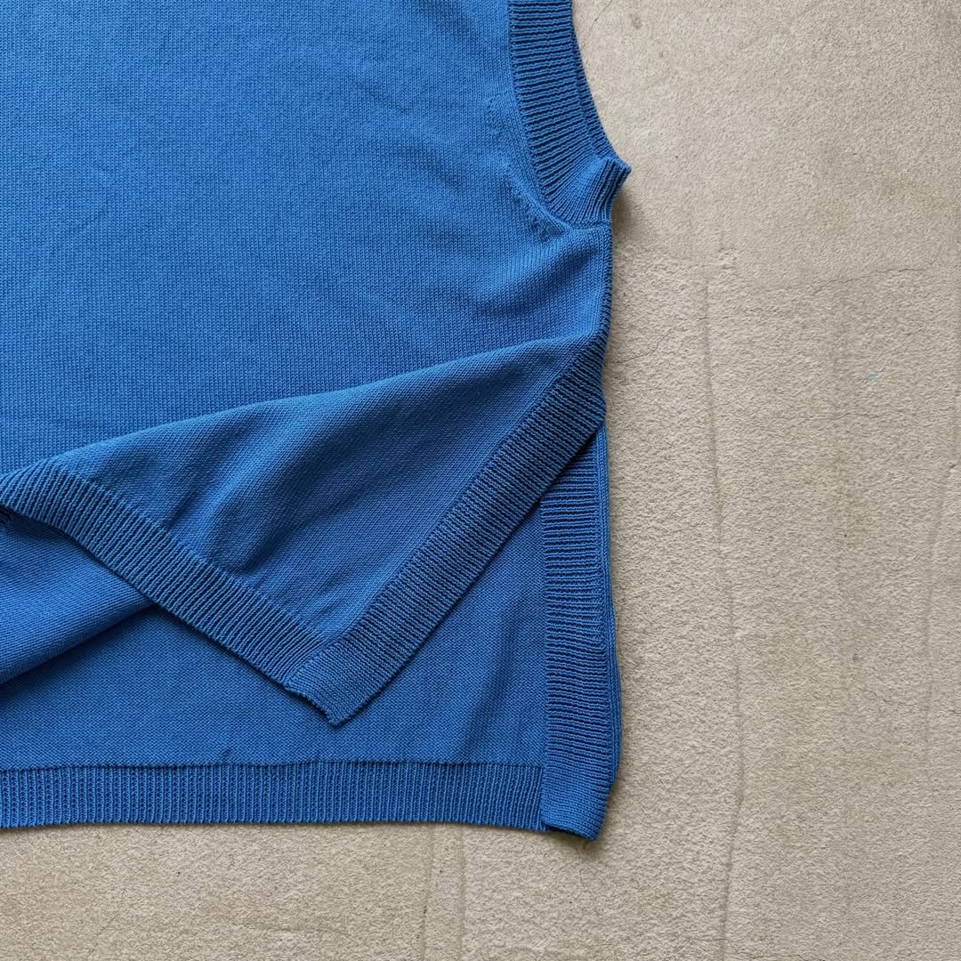 homspun  コットンコードベスト　ブルー