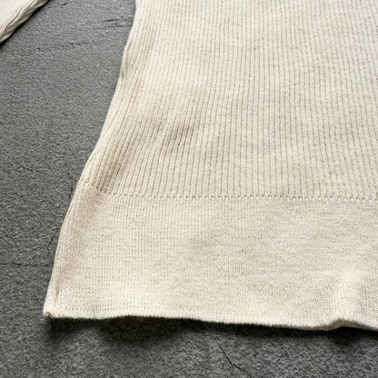 R&D.M.Co  クルーネックリブニットソー