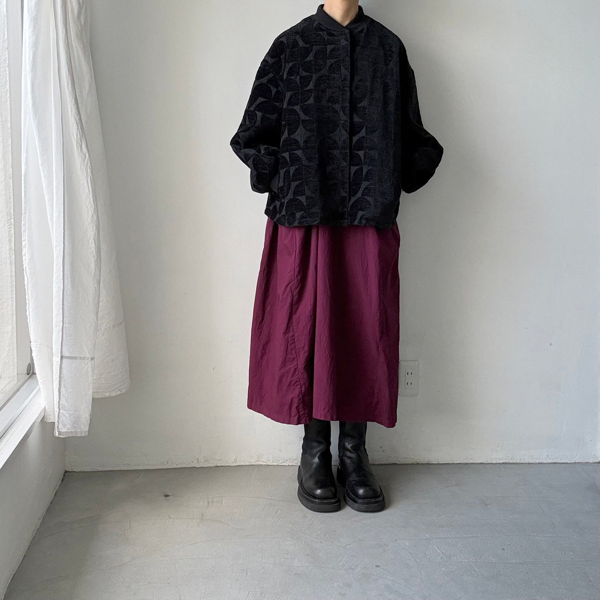 kijinokanosei  バックタックブルゾン
