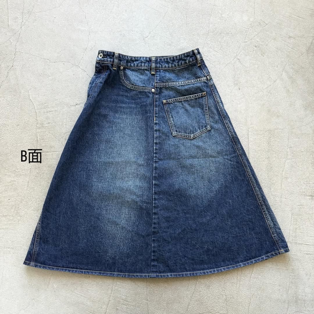 R&D.M.Co  デニムフリーフェイシングスカート