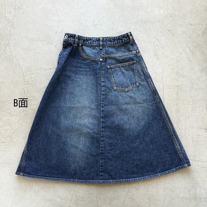 R&D.M.Co  デニムフリーフェイシングスカート