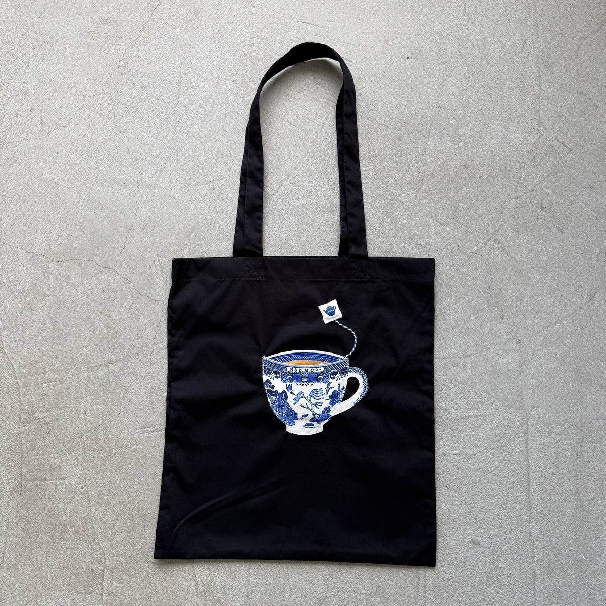 R&D.M.Co  BLUE WILLOWミルクティートートバッグ