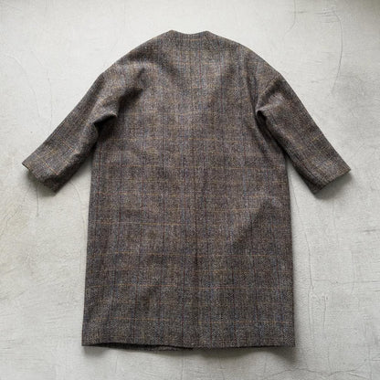 atelier naruse ハリスツイードウールコクーンコート
