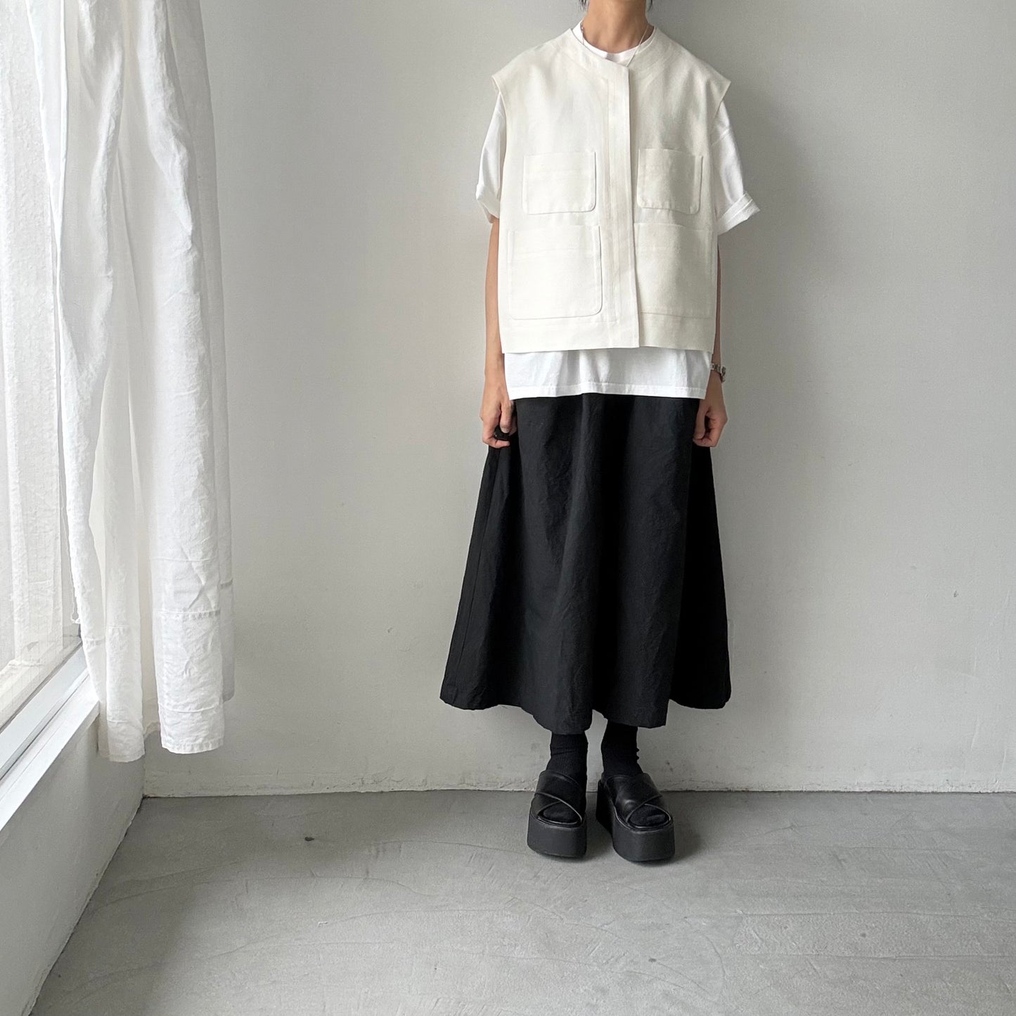 TENNE HANDCRAFTED MODERN  シルクキュプラツイードベスト