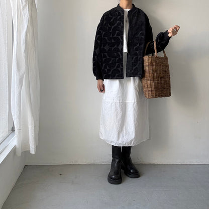 kijinokanosei  バックタックブルゾン
