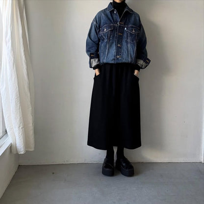 R&D.M.Co  デニムオーバーサイズトラッカージャケット