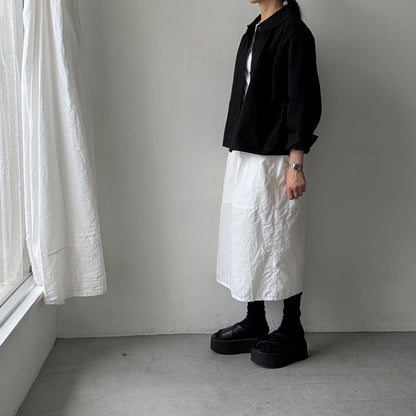 atelier d'antan Kantor コットンジャケット　ブラック