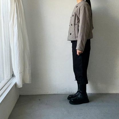 R&D.M.Co  ガンクラブトリミングパフジャケット