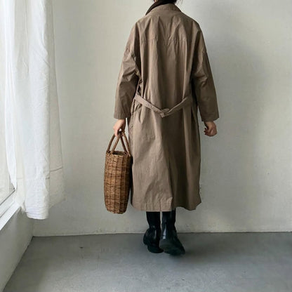 jujudhau  デッドストックコットンワークコート　カーキ