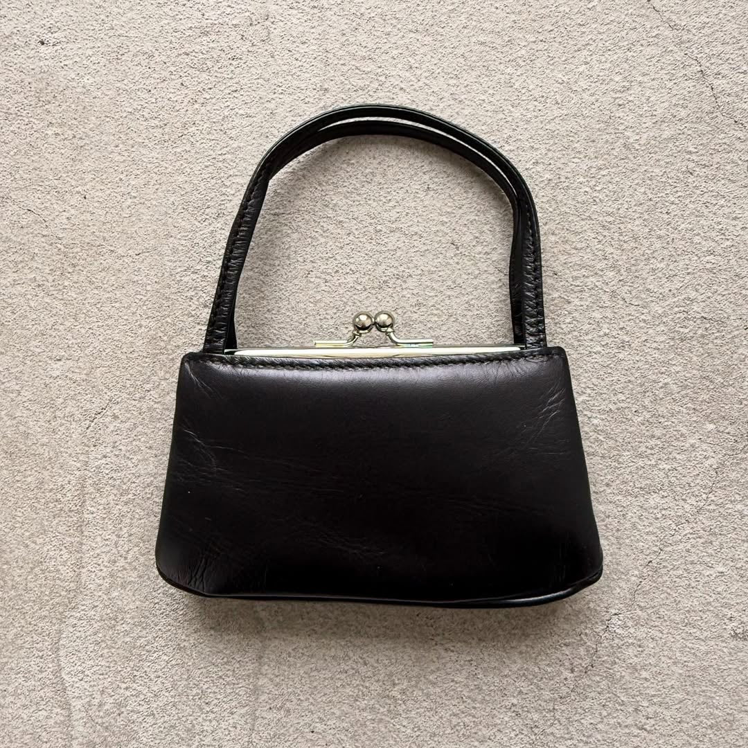 松野屋　持ち手付きがま口財布