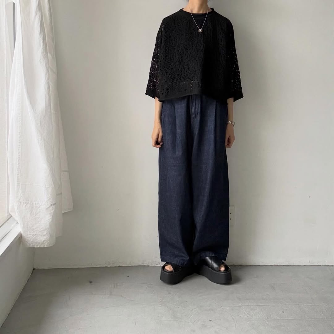 atelier naruse  スキャッタードホールニットプルオーバー