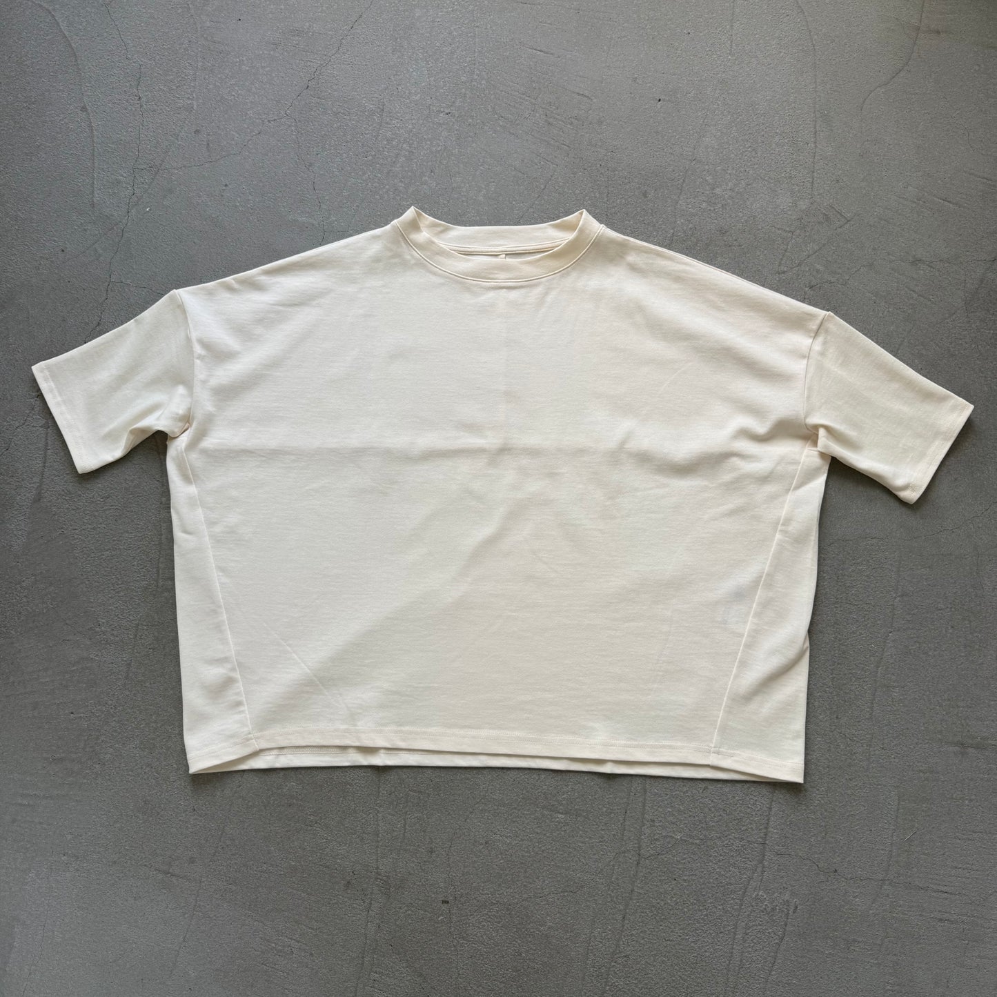 🟡水曜日入荷分予約受付中🟡 Linenya  テラヴェ7分袖Tシャツ　アイボリー