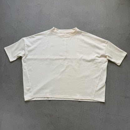 🟡水曜日入荷分予約受付中🟡 Linenya  テラヴェ7分袖Tシャツ　アイボリー