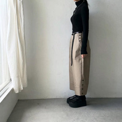 TENNE HANDCRAFTED MODERN オーバーオールパンツ　カーキ