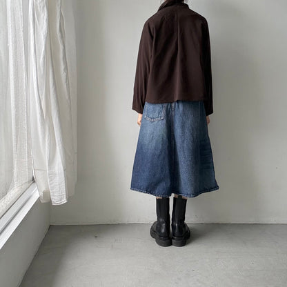 atelier d'antan Taineコットンジャケット　ダークブラウン