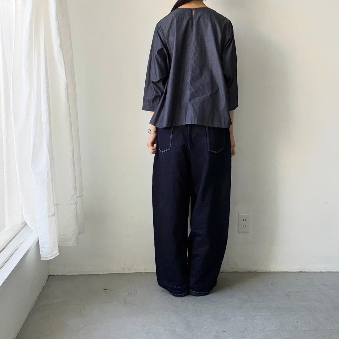Linenya  ライトオンスデニムプルオーバー