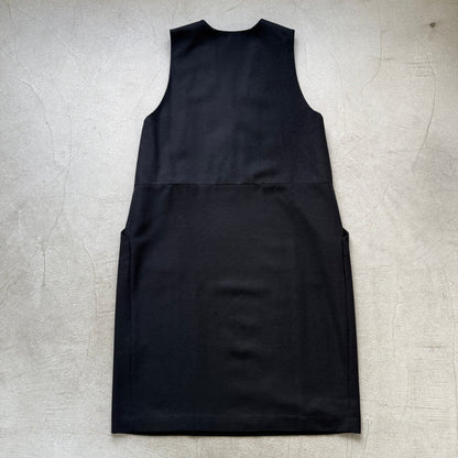 atelier naruse　コットンウールヘリンボンジャンパースカート