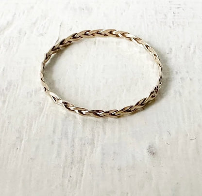 Toile Bijoux 三つ編みリング  12号