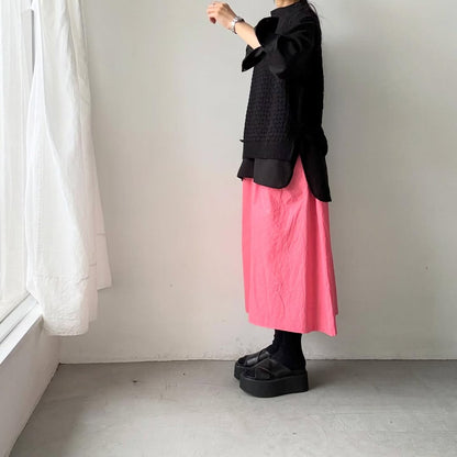 atelier naruse  コットンバスケット編みニットベスト