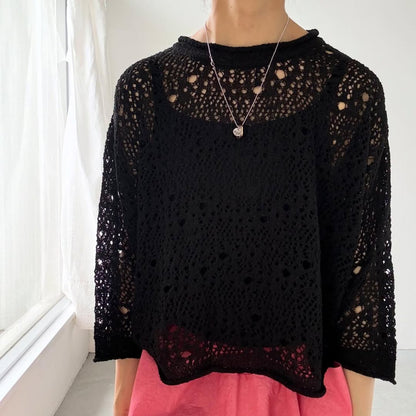 atelier naruse  スキャッタードホールニットプルオーバー