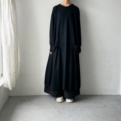 atelier naruse  スムースウールコクーンワンピース　size2