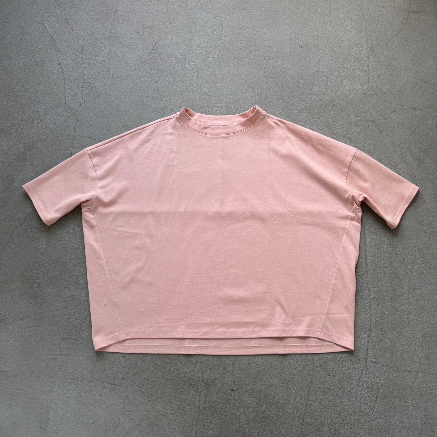 🟡水曜日入荷分予約受付中🟡 
Linenya  テラヴェ7分袖Tシャツ　ペールピンク