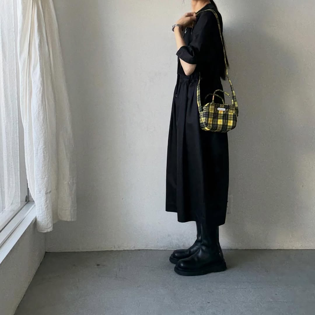 R&D.M.Co タータンチェックグロッサリーミニショルダーバッグ　ルイス