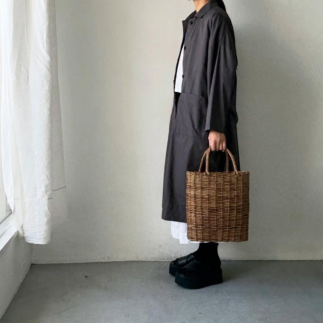 jujudhau  デッドストックコットンワークコート　グレー