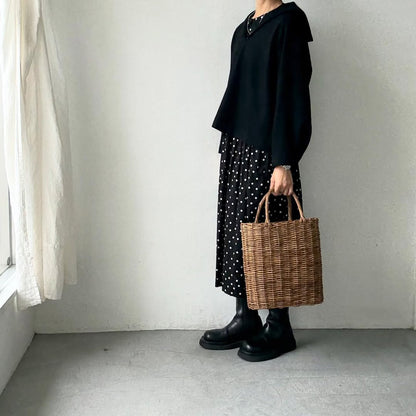 cion  ウール混セーラープルオーバー