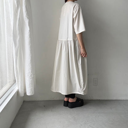 TENNE HANDCRAFTED MODERN バルーンドレス　ベージュ