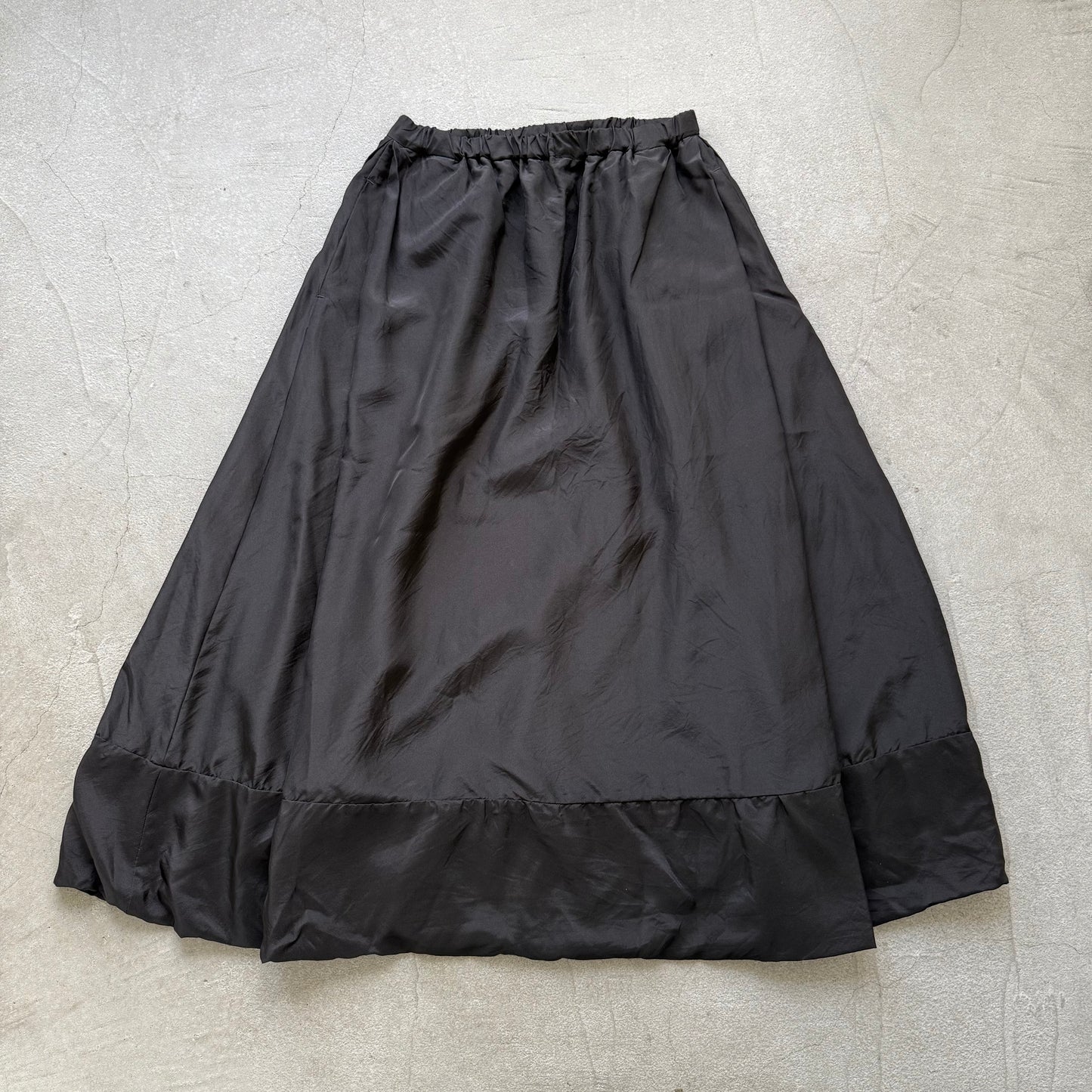 R&D.M.Co 　シルクサテンドッキングバルーンスカート