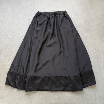 R&D.M.Co 　シルクサテンドッキングバルーンスカート