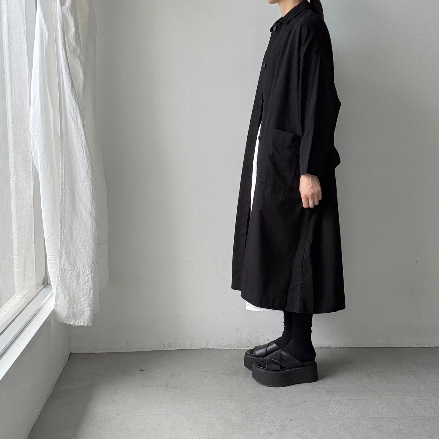 jujudhau デッドストックコットンワークコート