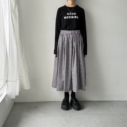 R&D.M.Co  GOOD MORNING長袖Tシャツ