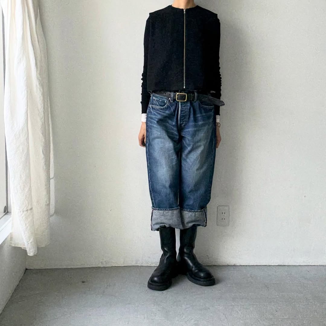 R&D.M.Co  コットンウールシャーリングベスト