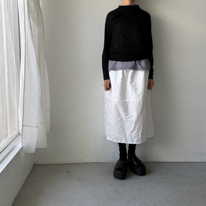 R&D.M.Co  ボトルネックTシャツ　ブラック