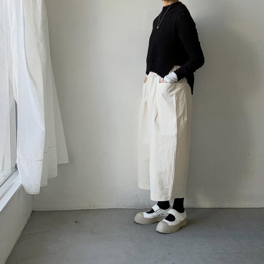 atelier d'antan Perriereコットンワイドパンツ