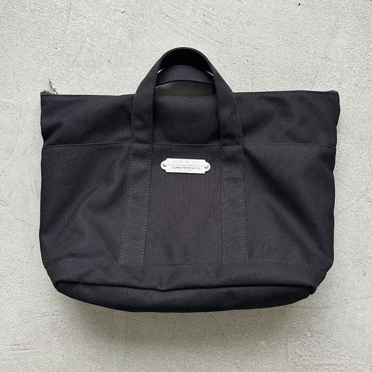R&D.M.Co  トートバッグ(ファスナー付) ブラック