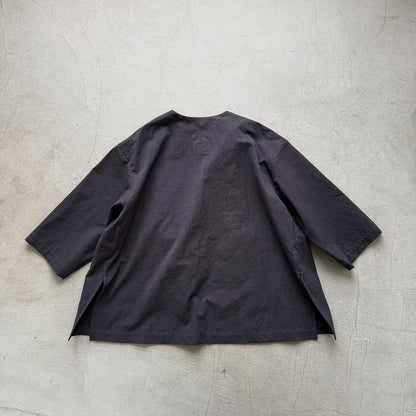 atelier d'antan Bouvetコットンプルオーバー　  ダークグレー